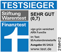 Testsiegel Stiftung Warentest vigo