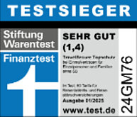 Testsiegel TravelSecure Reiserücktrittsversicherung