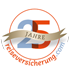 25 Jahre reiseversicherung.com Button