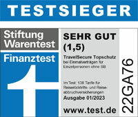 Testsieger Stiftung Warentest TravelSecure