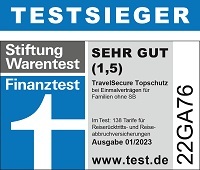 Testsieger Familien TravelSecure