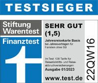 Testsieger Stiftung Warentest TravelSecure