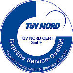 TÜV-Geprüfte Service-Qualität