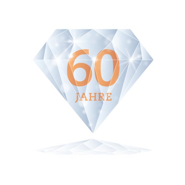 60 Jahre DR. WALTER Logo