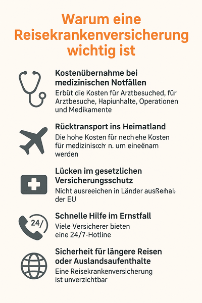 Warum ist eine Reisekrankenversicherung wichtig?